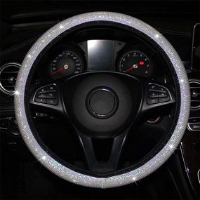 img 2 attached to RANXIZY Steering Wheel Cover With Handbrake Cover &Amp Interior Accessories