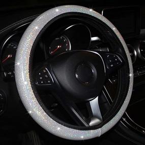 img 3 attached to RANXIZY Steering Wheel Cover With Handbrake Cover &Amp Interior Accessories