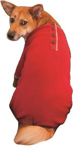 img 2 attached to 🐶 Large Red Fashion Pet Outdoor Dog Warm and Toasty Pajamas