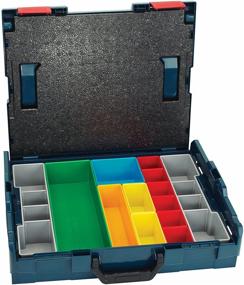 img 2 attached to 🧰 BOSCH LBOXX-1A: Stackable Carrying Case with 13 pc. Insert Set - Blue - Review & Pricing