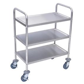 img 4 attached to 🧺 Stylish and Sturdy LUXOR L100S3 Stainless Steel Shelves for Organized Spaces