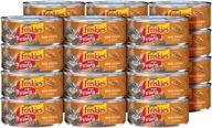 purina friskies gravy wet cat food; prime filets with chicken - (24) 5.5 oz. cans: delicious and nutritious feline meal logo