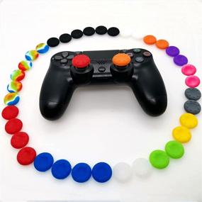 img 1 attached to 36pcs Silicone Thumb Grip Caps Cover Analog Stick for PS5, PS4, Xbox 360, Xbox One Controller - Enhance Gaming Experience