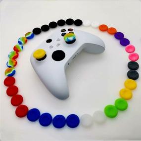 img 2 attached to 36pcs Silicone Thumb Grip Caps Cover Analog Stick for PS5, PS4, Xbox 360, Xbox One Controller - Enhance Gaming Experience