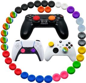 img 4 attached to 36pcs Silicone Thumb Grip Caps Cover Analog Stick for PS5, PS4, Xbox 360, Xbox One Controller - Enhance Gaming Experience