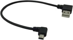 img 3 attached to CERRXIAN 9Inch Mini USB Cable Combo Mini USB Left Angle To USB Type A 2