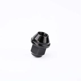 img 3 attached to Высококачественные гайки Dynofit 20 шт. 12x1,5 OEM/Stock для Ford Focus 2009-18/Fusion 2012-18/Escape 2013-2020/EcoSport 2018+/Fiesta 2011-19 и др. - Гайки для колес M12-1,5 фабричного черного цвета для Lincoln 2015-19 MKC/2012-16 MKZ в комплекте