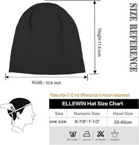 img 2 attached to ELLEWIN Cotton Slouchy Beanie: Hip-Hop Style Lightweight Hat for Running, Chemo Cap - Men & Women