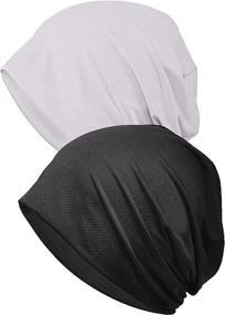 img 4 attached to ELLEWIN Cotton Slouchy Beanie: Hip-Hop Style Lightweight Hat for Running, Chemo Cap - Men & Women