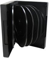 📀 maxtek black 12 disc dvd cases: organize and protect your media - 10 pack logo