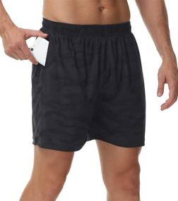 img 4 attached to 🏃 Explore Cakulo Men's 5-Inch Running Shorts: Lightweight, Quick Dry, and Pocket-Friendly Athletic Workout Shorts