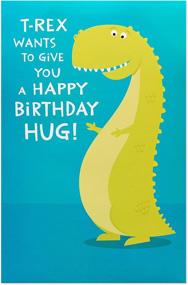 img 4 attached to American Greetings Funny Pop Up Birthday Card (T-Rex)