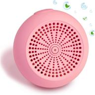 🌸 compact usb rechargeable mini ozone generator o3 uv deodorizer air purifier - pink logo