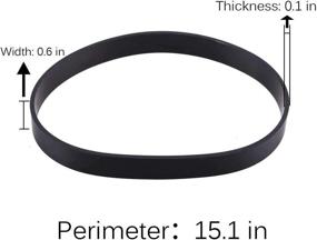 img 3 attached to 🔧 JEDELEOS Replacement Belts 3031120, 2031093 & 32074 for Bissell Style 7, 9, 10, 12, 14, 16: Ensure Optimal Vacuum Performance with Pack of 2