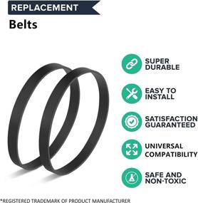 img 1 attached to 🔧 JEDELEOS Replacement Belts 3031120, 2031093 & 32074 for Bissell Style 7, 9, 10, 12, 14, 16: Ensure Optimal Vacuum Performance with Pack of 2