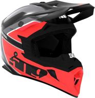 dark ops x-small 509 tactical helmet with red detailing logo