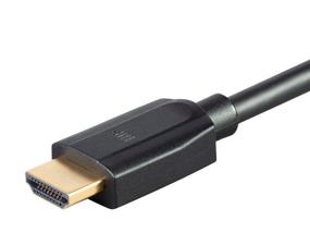 img 2 attached to 🔌 Кабель HDMI Monoprice Ultra 8K High Speed - 6 футов - Черный, 48 Gbps, 8K, Dynamic HDR, eARC - Серия DynamicView: Кабель HDMI высочайшего качества для потрясающего видео 8K и впечатляющего звукового опыта.