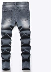 img 3 attached to NEWSEE Distressed Destroyed Stretch Fashion Boys' Clothing in Jeans