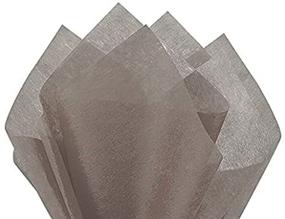 img 1 attached to 📦 Polyester Non-Woven Reusable Gray Color Tissue Paper | 20x26 Inches | A1BakerySupplies