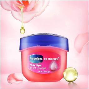 img 1 attached to 💄 Vaseline Lip Therapy Stick Rosy Lips (3 Pack) + Lip Balm Mini Rosy 0.25 oz: Ultimate Lip Care Bundle