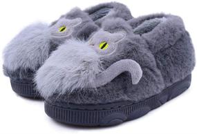 img 4 attached to Adorable Bunny Kid Slippers - Keep 🐰 Your Girls and Boys Warm and Cozy this Winter!