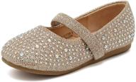 👠 stylish and sparkly: shie gold glitter toddler shoes ballerina u6ddgzx2 - size 26 girls' shoes logo