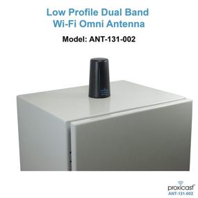 img 3 attached to 📡 Omni-Directional Wi-Fi 802.11 b/g/n/ac/ax Antenna - Vandal Resistant, Low Profile - Dual Band 2.4/5.8 GHz - 3-5 dBi Gain - Fixed Mount - 10 ft Coax Lead with RP-SMA Connector