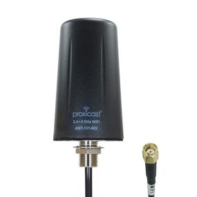 img 4 attached to 📡 Omni-Directional Wi-Fi 802.11 b/g/n/ac/ax Antenna - Vandal Resistant, Low Profile - Dual Band 2.4/5.8 GHz - 3-5 dBi Gain - Fixed Mount - 10 ft Coax Lead with RP-SMA Connector