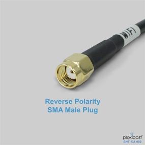 img 1 attached to 📡 Omni-Directional Wi-Fi 802.11 b/g/n/ac/ax Antenna - Vandal Resistant, Low Profile - Dual Band 2.4/5.8 GHz - 3-5 dBi Gain - Fixed Mount - 10 ft Coax Lead with RP-SMA Connector