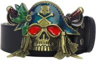 pirate skull buckle fashion: trendy men's accessories by moolecole logo