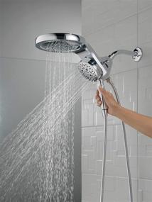 img 2 attached to 💦 Ultimate Shower Combo: DELTA FAUCET HydroRain 58680-25 with Chrome Finish