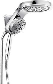 img 4 attached to 💦 Ultimate Shower Combo: DELTA FAUCET HydroRain 58680-25 with Chrome Finish