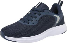 img 3 attached to DAFENGEA Breathable Lightweight Sneakers XZ728 Darkgrey 40 Men's Shoes and Athletic