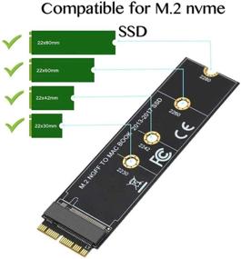 img 2 attached to 💻 Upgrade MacBook Pro or Air with USECL M.2 NVME SSD Converter Adapter Card - Exclusively Compatible with Laptops from 2013 to 2017