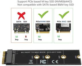 img 3 attached to 💻 Upgrade MacBook Pro or Air with USECL M.2 NVME SSD Converter Adapter Card - Exclusively Compatible with Laptops from 2013 to 2017