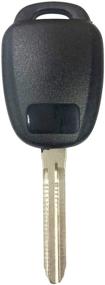 img 1 attached to 🔑 АвтоКлючМакс - Новый необработанный заменитель ключа для Toyota Rav4 2013-2015 и Prius C V 2014-2016 - пульт дистанционного управления с чипом H, необработанным лезвием