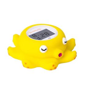 img 4 attached to Doli Yearning Digital Baby Thermometer Bath Thermometer: A Essential Safety Product for Kids' Bathroom – Yellow Octopus, Dual Reading in Fahrenheit and Celsius, with Floating Feature