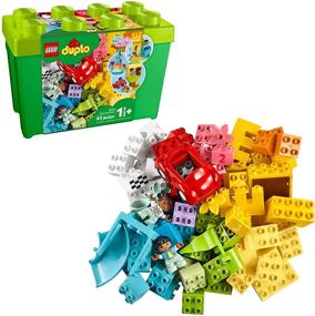 img 4 attached to 🧱 Набор кубиков LEGO DUPLO Classic Deluxe Brick Box 10914 - образовательная игрушка для детей от 18 месяцев и старше - включает коробку для хранения - 85 деталей.