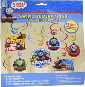 img 3 attached to 🚂 amscan Thomas the Tank Engine Foil Decor: Add Fun and Excitement to Your Party!