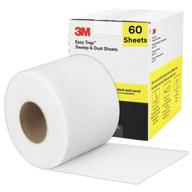 🧹 3m easy trap sweep and dust sheets, 60-sheet roll, 5x6 inches, disposable floor duster, superior dirt & dust pick-up, works on dry/wet surfaces, ideal for hardwood floors, 59032w logo