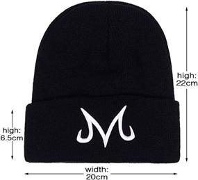 img 1 attached to 🧢 Goku Majin Buu Dragon Ball Winter Beanie Hat - WTREPKON Soft Cord Knit Skiing Cap for Men and Women, Warm and Cozy