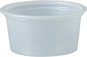 img 2 attached to 🥤 250 Pack of Solo 0.75 oz Clear Plastic Cups - Ideal for Food, Beverages, Crafts and More