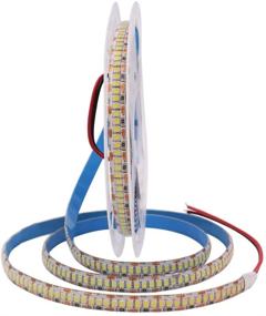 img 3 attached to 💡 XUNATA LED Strip Lights - High Density, Non-Waterproof 1200 LEDS, 16.4Ft - Warm White 3500K