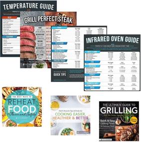 img 4 attached to 📖 Infrared Convection Accessories for NuWave Oven Pro, Pro Plus, Elite & Primo - Cooking Times Magnets, Cookbooks, Cheat Sheets, Steak Doneness Guide & Conversion Charts: Your Complete Quick Reference Solution