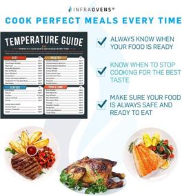 img 2 attached to 📖 Infrared Convection Accessories for NuWave Oven Pro, Pro Plus, Elite & Primo - Cooking Times Magnets, Cookbooks, Cheat Sheets, Steak Doneness Guide & Conversion Charts: Your Complete Quick Reference Solution