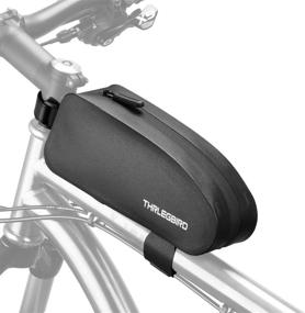 img 4 attached to 🚴 Water-Resistant THRLEGBIRD Bike Frame Bag - Top Tube Bicycle Front Pouch for Cycling Accessories