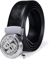 💎 rhinestone dollar automatic men's accessories with a trendy ratchet fashion logo