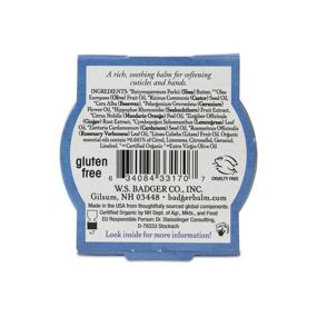 img 2 attached to Organic Badger Cuticle Care Balm - Soothing Shea Butter Formula for Nourishing and Protecting Cuticles and Nails, 0.75 oz (3 Pack)