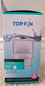 img 2 attached to 🔌 6 Count Top Fin Silenstream PF-S Small Filter Cartridges for PF10 Power Filters (5.5in x 3.1in) - Refill