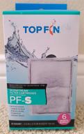 🔌 6 count top fin silenstream pf-s small filter cartridges for pf10 power filters (5.5in x 3.1in) - refill logo